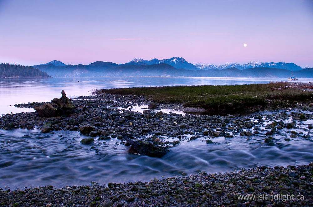 Landscape  photo from Squirrel Cove Cortes Island, British Columbia Canada.