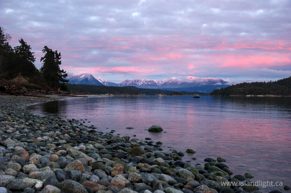 Landscape  photo from  Cortes Island, British Columbia Canada.