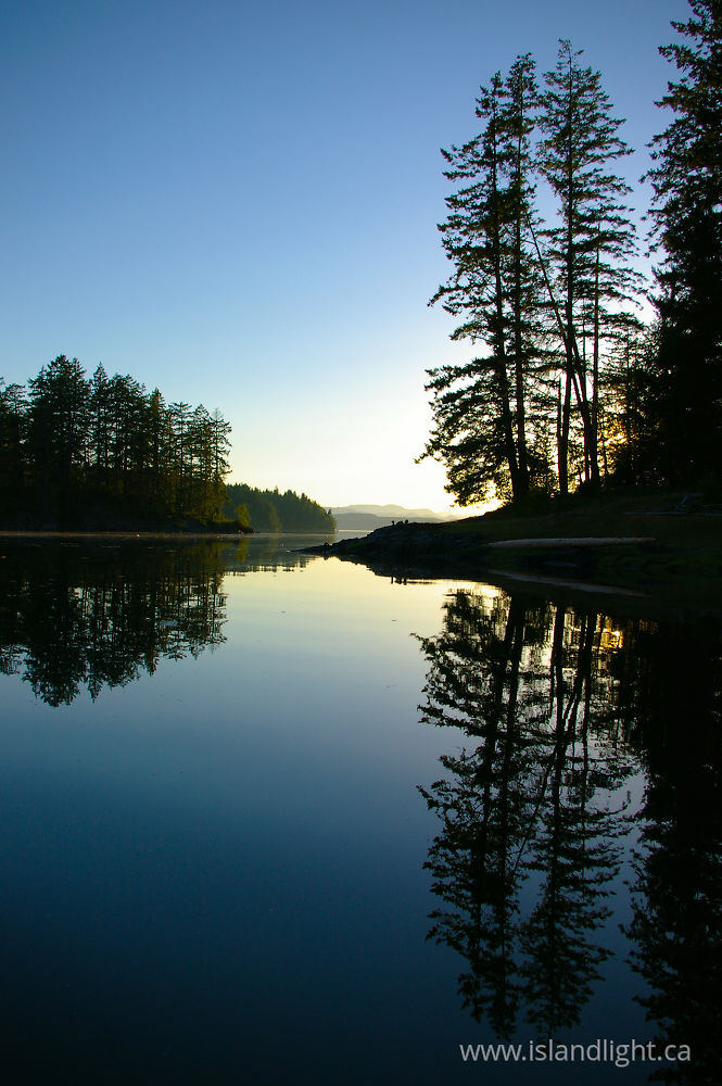 Seascape photo from Carrington Bay Cortes Island, BC Canada.
