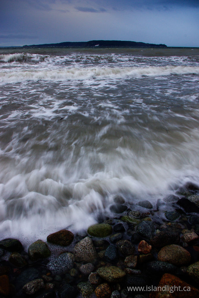 Seascape photo from  Cortes Island, BC Canada.