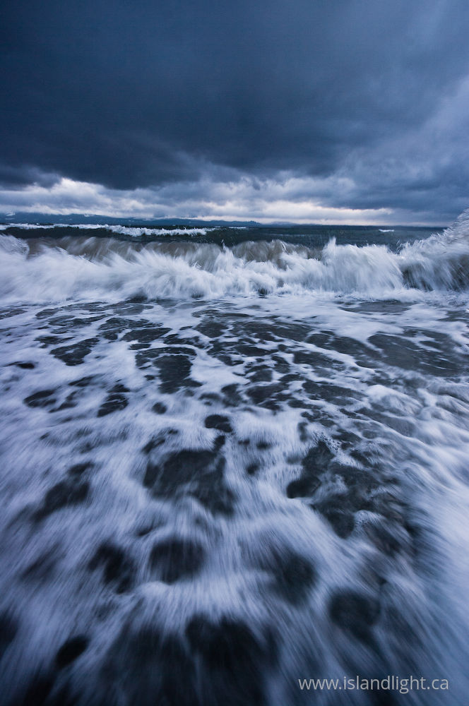 Seascape  photo from Smelt Bay Cortes Island, BC Canada.