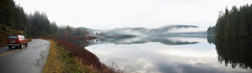 Landscape photo from Gunflint Lake Cortes Island, BC Canada.
