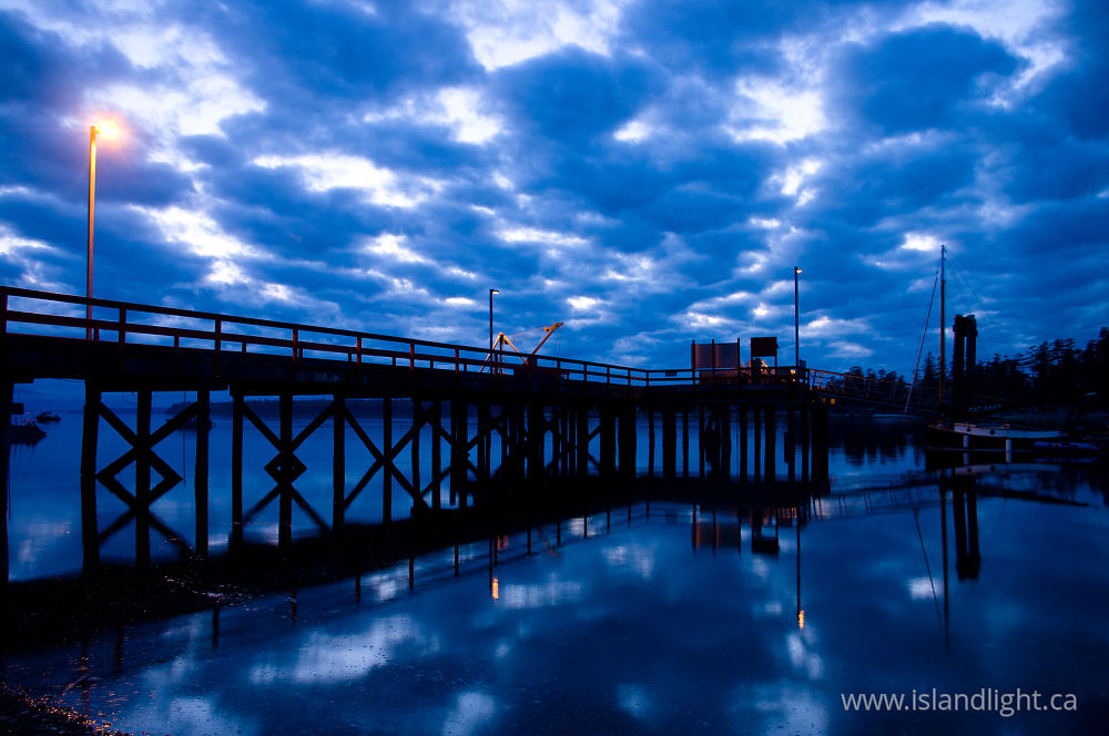 Seascape  photo from Mansons Landing Cortes Island, BC Canada.