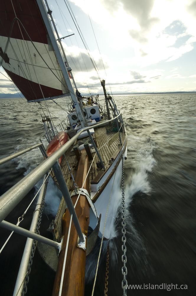 Boating  photo from  Georgia Strait, BC Canada.