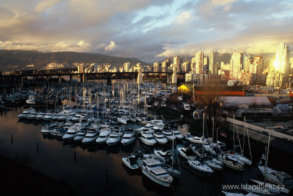 Boating photo from False Creek Vancouver, BC Canada.
