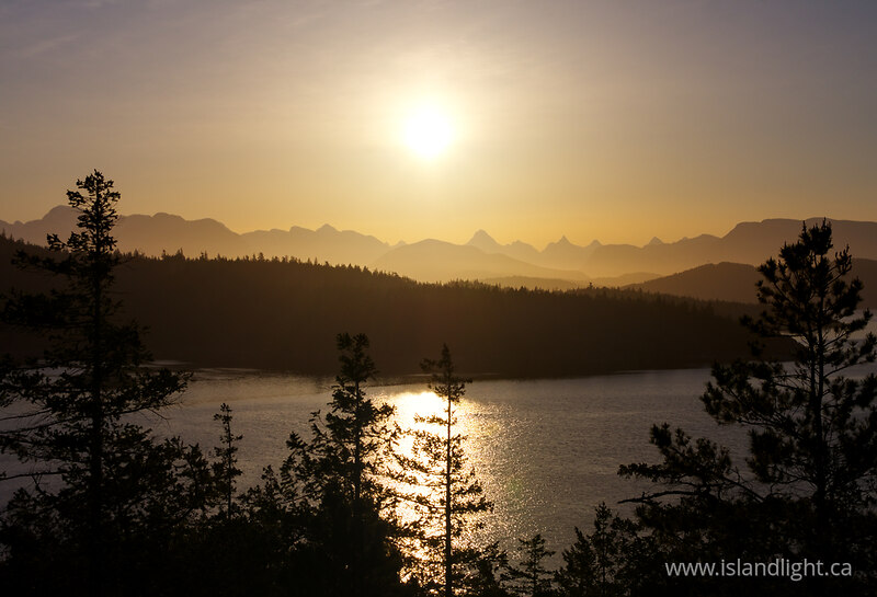 Sunrise at Red Granite Point - Cortes Island  photo
