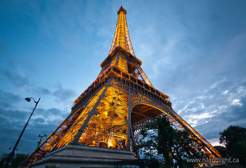 Eiffel Tower at Dusk - Paris  photo