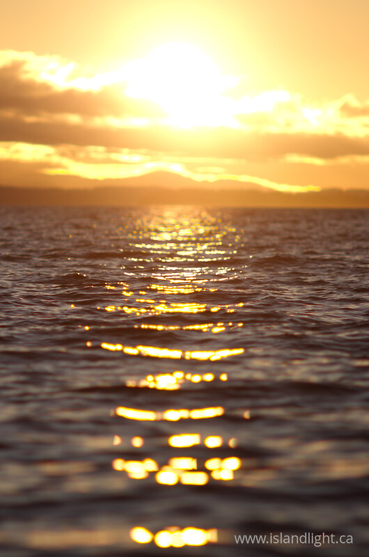 Sunrise Over Savary Island - Cortes Island  photo