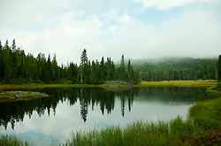 Paradice Meadows Landscape - Paradise Meadows Alpine Lake photo