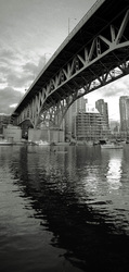 Granville Bridge in Black and White - Vancouver Bridge photo