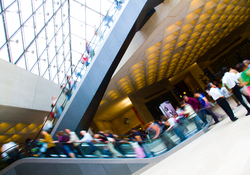 Louvre Escalator - Paris Escalator photo