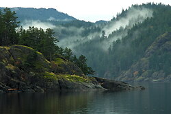 Coastal Landscape - Quadra Island  photo