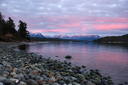 December Sky 1 - Cortes Island  photo