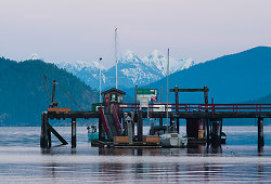 Squirrel Cove Dock - Cortes Island  photo