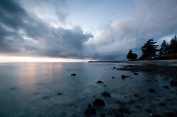 Looking North - Cortes Island  photo