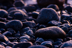 Stones as Art - Cortes Island Shoreline photo
