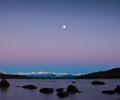 Moon Rise - Night Sky photo from  Desolation Sound BC, Canada