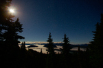 A Moonlight Night on Mount Washington - Nighttime Landscape photo from  Mount Washington British Columbia, Canada